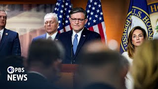 Download the video "WATCH LIVE: Johnson holds news briefing with House GOP leaders as federal shutdown enters 22nd day"