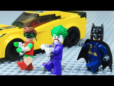 [Brick Creation #20] Lego Joker Building Garage to Hide Car Robbery