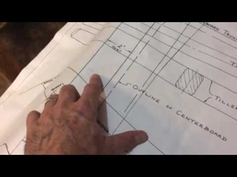 Boat Building Centerboard Trunk layout Haven 12 1/2 - Episode 7