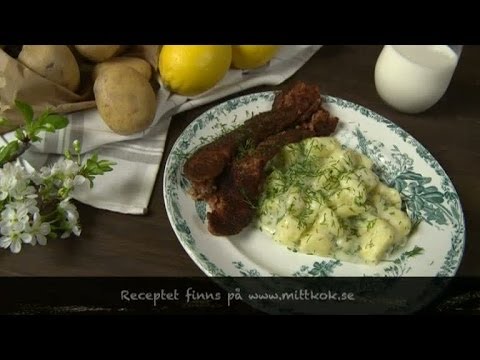 , title : 'Mitt kök: Isterband med citron- och dillslungad potatis - TV4'