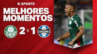 PALMEIRAS 2 X 1 GRÊMIO - MELHORES MOMENTOS - BRASILEIRÃO
