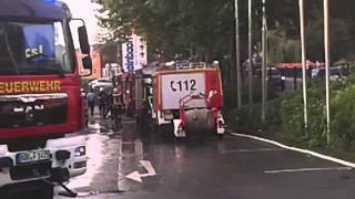 preview picture of video 'Feuerwehr Einsatz bei Euronics Stadtlohn'