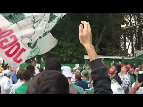 SENSACIONAL! VEJA O APOIO DA TORCIDA NO CT DO PALMEIRAS ANTES DA FINAL CONTRA O SÃO PAULO