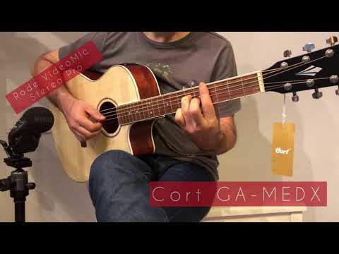 Cort GA-MEDX Open Pore Elektro Akustik Gitar - Video