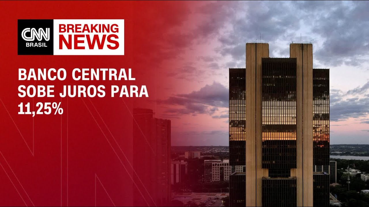 Banco Central sobe juros para 11,25% | CNN ARENA