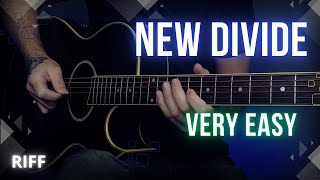 New Divide - Linkin Park | Riff Tabs | Guitar Lesson/Tutorial | Acoustic Riff: 17