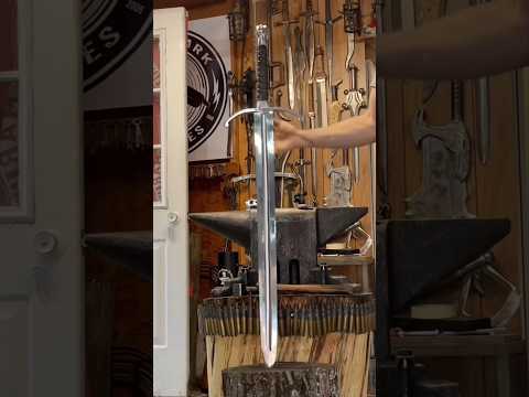 Finally forged Jon Snows sword, Longclaw! 🔥⚔️ #blacksmith #forging #sword #gameofthrones