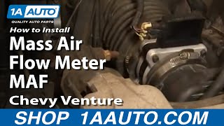 How to Replace Mass Air Flow Sensor with Housing 97-05 Chevy Venture