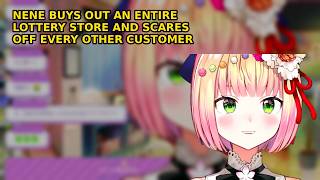 Nene Buys Out an Entire Lottery Store and Scares Off Every Other Customer 『Hololive』