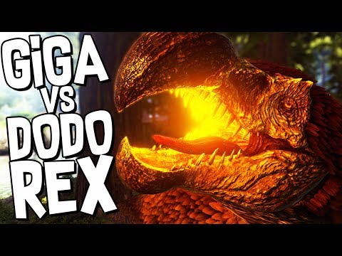 ARK Survival Evolved Ep #36 - GIGA VS DODOREX (Modded Survival)