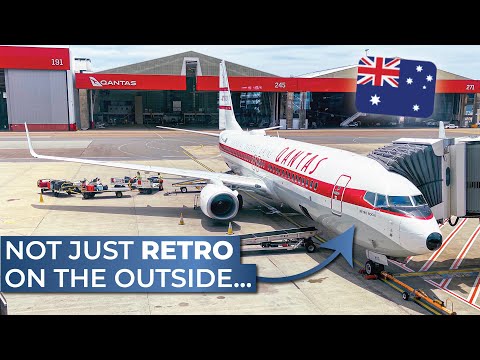 Miniatura YouTube dla Qantas Boeing 737-800 (winglets) Passenger/BBJ2