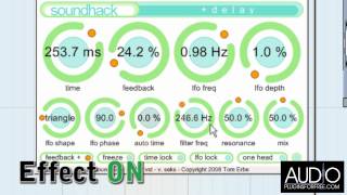Video thumbnail for +Delay (Soundhack) - Delay by Audio Plugins for Free