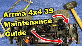 Arrma Maintenance Guide (Granite, Typhon, Big Rock, Senton, Vorteks) 4x4 3S BLX