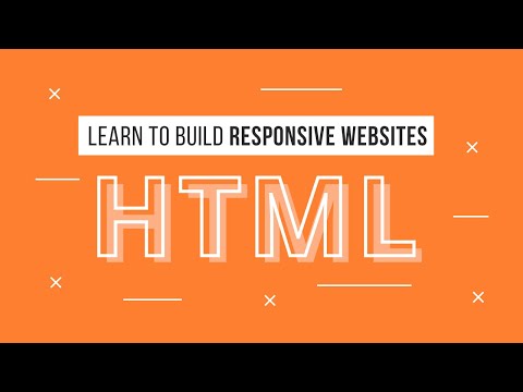 Introduction Learn HTML to build responsive websites 01
