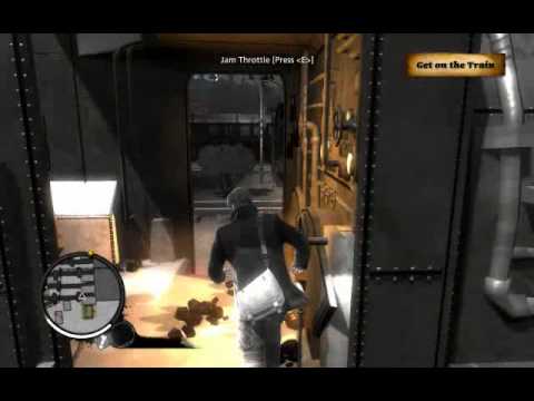 The Saboteur Walkthrough German Part 56 - Über die Dächer des fahrenden Zugs