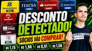 QUEDA ABRIU ALERTA! É HORA DE COMPRAR? NOVOS PREÇO TETO PARA APORTE - BBAS3, SANB4, BRSR6, BRBI11