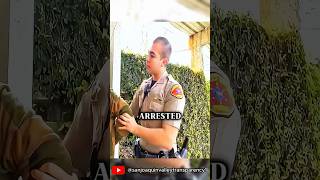 Cops Twist Arm Outside Building