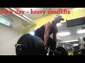 Natural back day | Heavy deadlifts over 540lbs