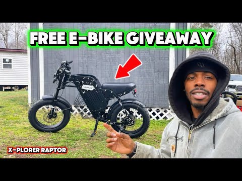 I’m Giving Away A Free Ebike For Reaching 100,000 Subscribers!!(Watch To Enter Giveaway)
