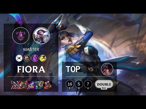 Fiora Top vs Akali - KR Master Patch 11.13