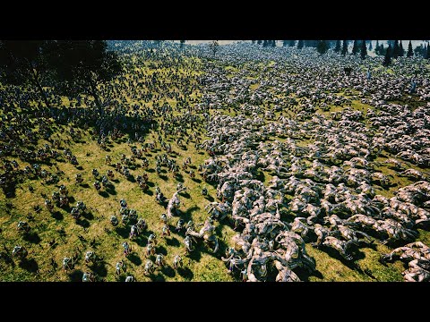 Horse Riders Rescue Roman Army From Werewolf | Ultimate Epic Battle Simulator | UEBS