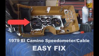 Speedometer and Cable TEST and FIX on GBody vehicles (1979 Chevy El Camino)