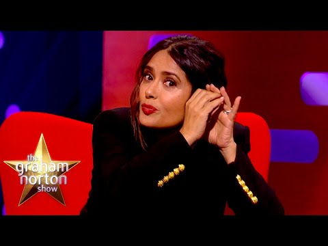 Salma Hayek Nearly Spoiled Marvel's Eternals At San Diego Comic Con | The Graham Norton Show