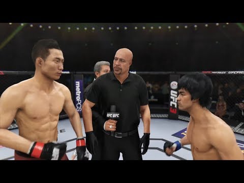 Bruce Lee vs. Hyun Gyu Lim (EA Sports UFC 3) - Rematch - Crazy UFC 👊🤪