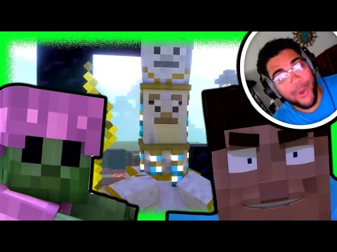 Annoying Villagers 61 - Minecraft Animation by MrFudgeMonkeyz (REACTION VIDEO)