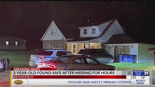 Mother arrested after missing 3-year-old found