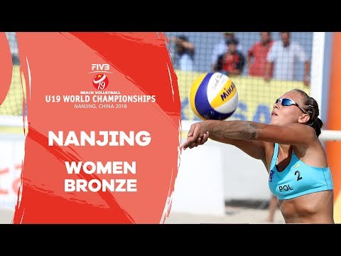 Волейбол Nanjing — 2018 Beach Volleyball U19 World Championships — Women Bronze Medal Match