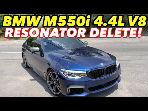 2019 BMW M550i 4.4L V8 Dual Exhaust w/ RESONATOR DELETE!
