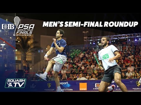 Squash: CIB PSA World Tour Finals 2018/19 - Men's Semi-Final Roundup