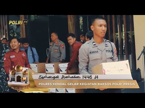 JELANG RAMADAN POLRES KENDAL LAKUKAN BAKTI SOSIAL POLRI PRESISI BERSAMA MAHASIWA DAN ORGANISASI