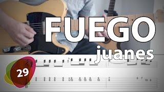 Fuego Juanes - Tutorial Tabs | SOLO #29 [Mauro Martinez]