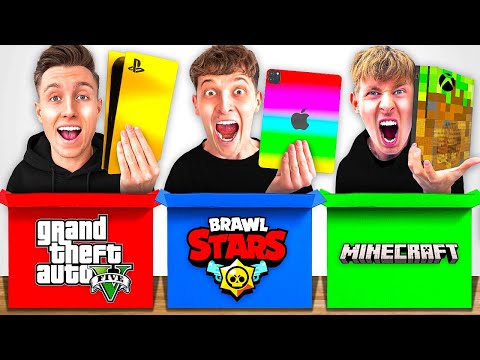 6000€ GTA vs BRAWL STARS vs MINECRAFT Mystery Box Opening! 😱 Welche Box ist WERTVOLLER?