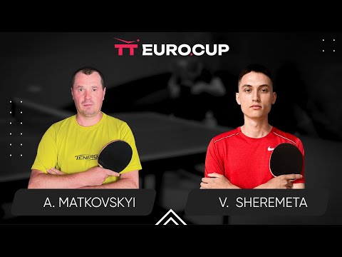 15:30 Andrii Matkovskyi - Vladyslav Sheremeta 26.03.2024 TT Euro.Cup Ukraine Professional. TABLE 4