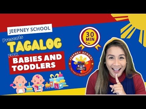 JEEPNEY SCHOOL PRESENTS: TAGALOG FOR BABIES AND TODDLERS WITH ATE CHERRY | FAMILIES | FRUITS & MORE