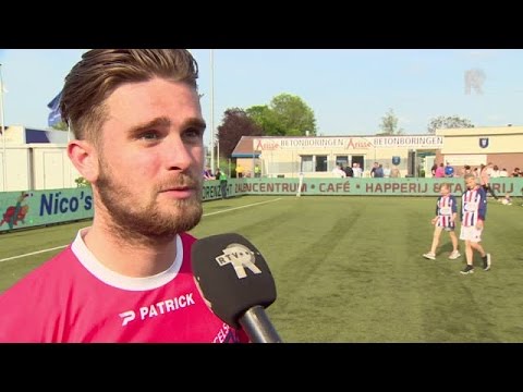 Kilian Berkhout na afloop van FC Lienden - Excelsior Maassluis