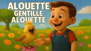 Alouette, Gentille Alouette 🐦🪶 - Chanson pour Enfants | Comptine Amusante et Éducative
