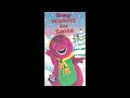 Barney Waiting For Santa 1993 VHS