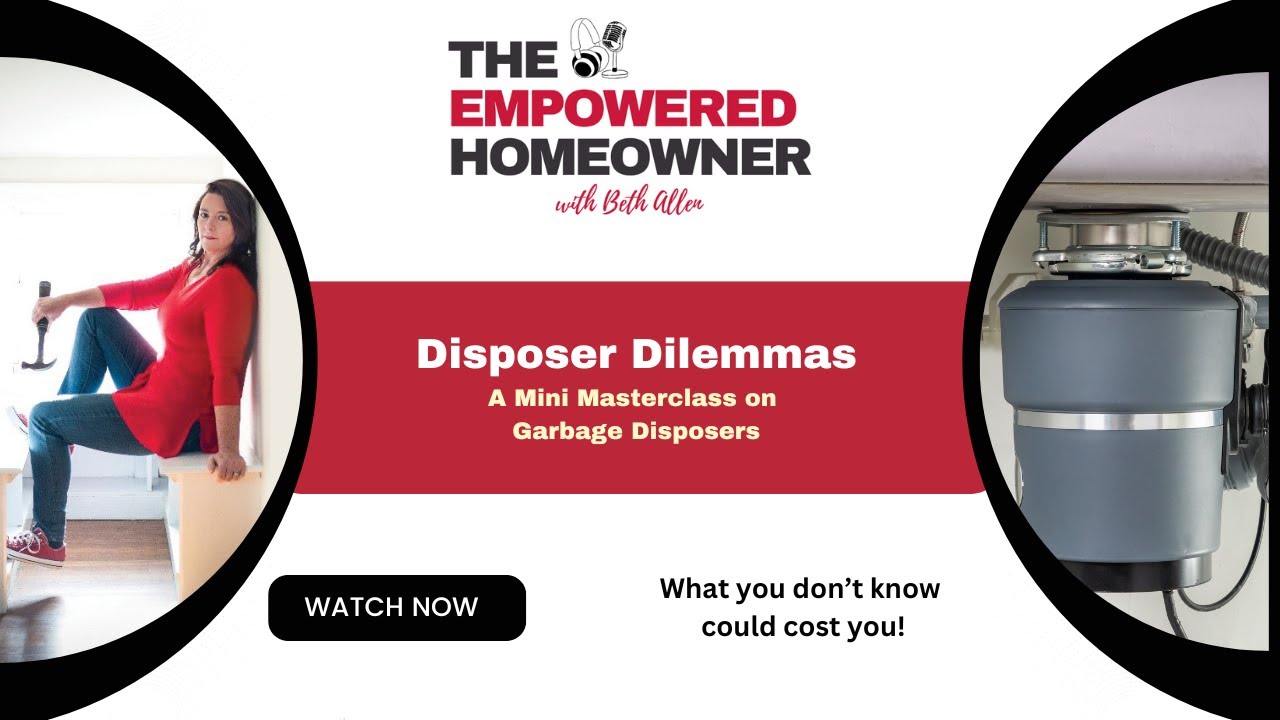 Garbage Disposer Troubles - Jams, power loss and what not to put in disposer