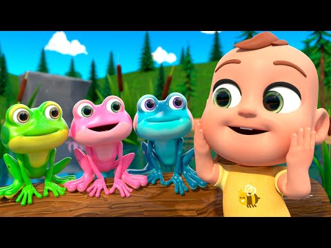 🐸 Cinco Sapinhos Pintadinhos | Lalafun Rimas Infantis & Canções para Crianças