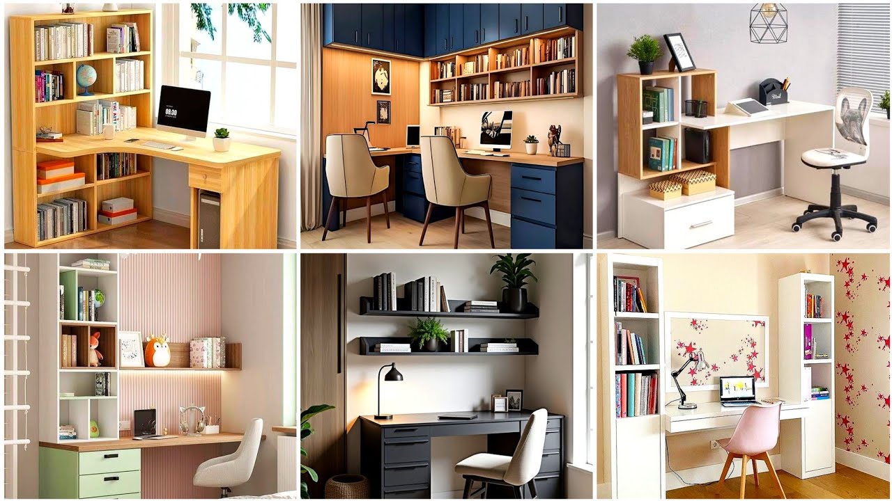 ✨Modern Study Table Designs 2025 🪑 | Stylish Table Ideas with Bookshelves 📚 & Smart Storage
