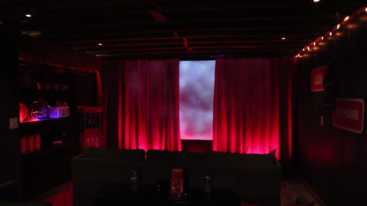 Grand Cameo basement cinema automation demonstration