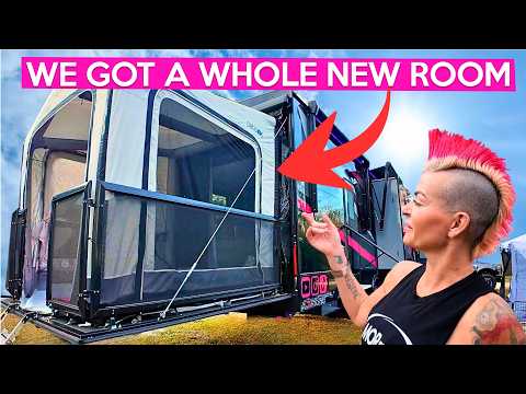 RVers Are Freaking Out Over This Toy Hauler Upgrade 😍 | Full RV Tour