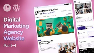 Build a Digital Marketing Agency Website (Part 4) | Elementor & WordPress Tutori