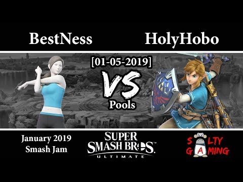 [2019-01-05] Ultimate - BestNess (Wii Fit Trainer, Richter, Ness) vs HolyHobo (Link) Pools