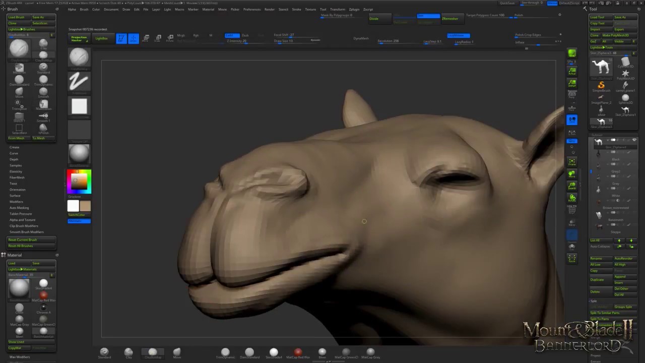 Sculpting Time-lapse: Camel - YouTube