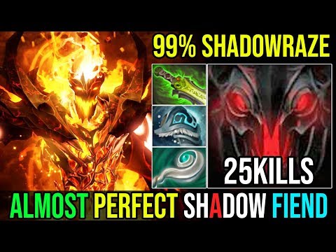 EPIC 25Kills=28Min [Shadow Fiend] Almost Perfect 99% Shadowraze By canceL | Dota 2 FullGame